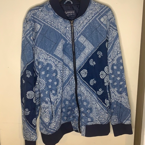 blue rag jacket
